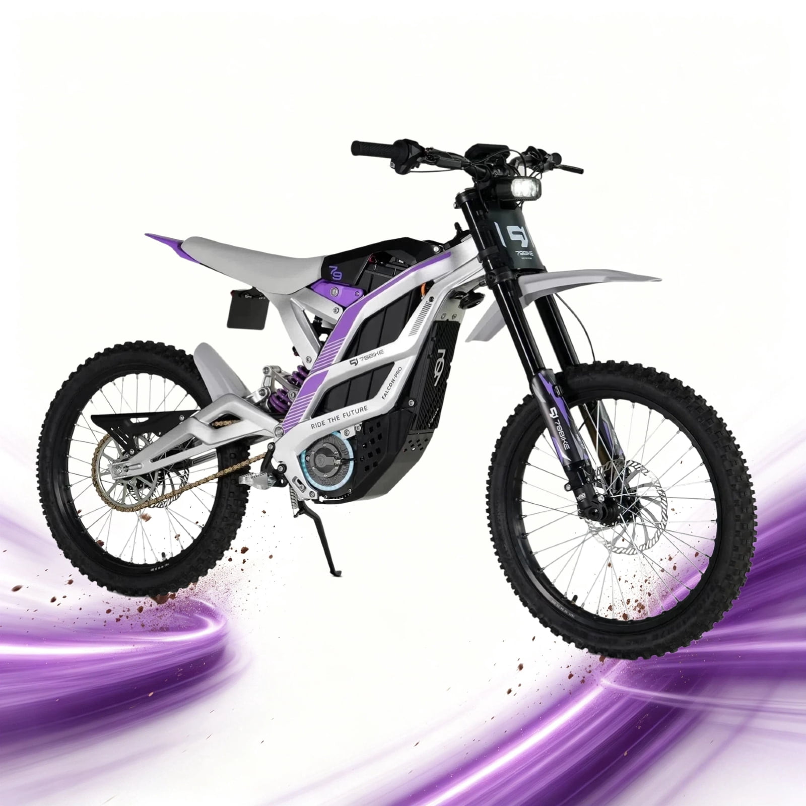 79BIKE Falcon Pro 72V 35Ah Off-Road Electric Dirt Bike,10000W Peak Power,56 MPH,75 Miles Range,Hydraulic Disc Brakes,410 Nm Torque for Adults