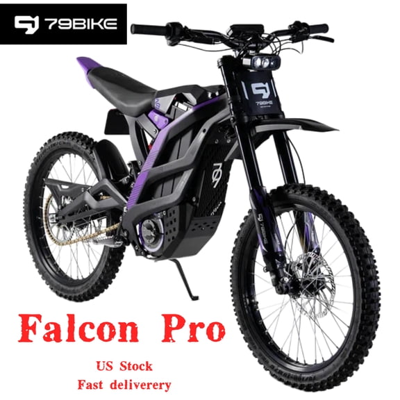 79BIKE Falcon Pro Electric Dirt Bike for Adults,10000W Peak Motor,56 MPH Top Speed,410 Nm Torque,72V 35Ah Battery,75 Miles Range,Off-Road Electric Motorcycle