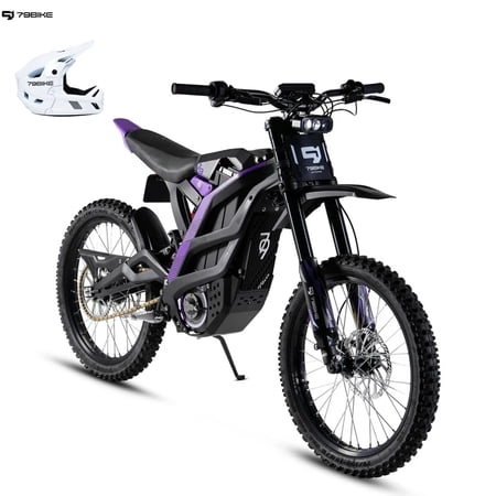 79BIKE Falcon Pro Electric Dirt Bike for Adults, 10000W Peak Motor, 72V 35Ah Battery, 56 MPH, 75 Miles Range, Full Suspension
