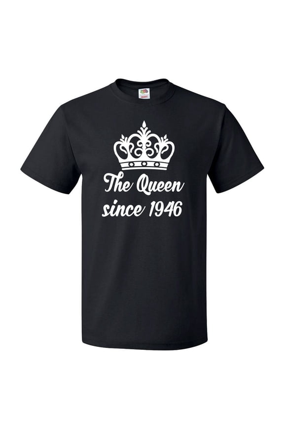 80th Birthday Gift For 80 Year Old Queen Since 1946 T Shirt
