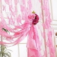 thumbnail image 1 of 79x37" 1 Panel Simple and Modern Curtains Butterfly Rod Pocket Privacy Sheer Curtains ,Home Decorative Privacy Window Curtains/Panels/Drapes, 1 of 6