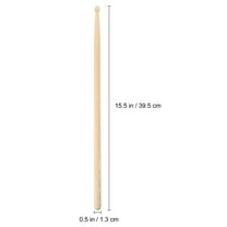 7A drumsticks 7A Wood Tip Walnut Grip Drumsticks - Kids/Adults (15.55X0.51X0.51Inch)