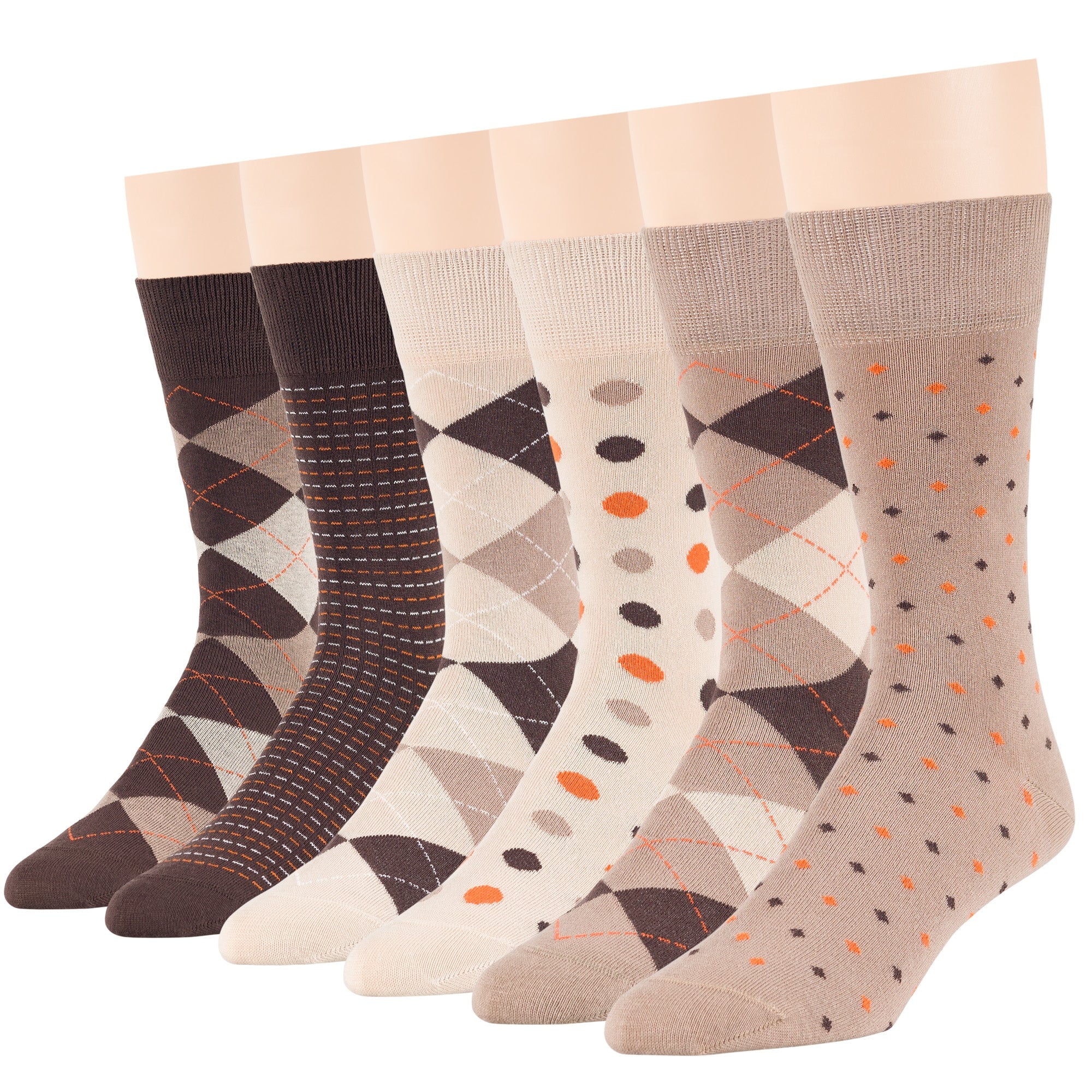 7bigstars-kingdom-men-s-dress-socks-cotton-6-pack-patterned-casual