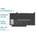 thumbnail image 1 of 7CJRC Laptop Battery For Dell Latitude E7470 42Wh 11.4V, 1 of 2