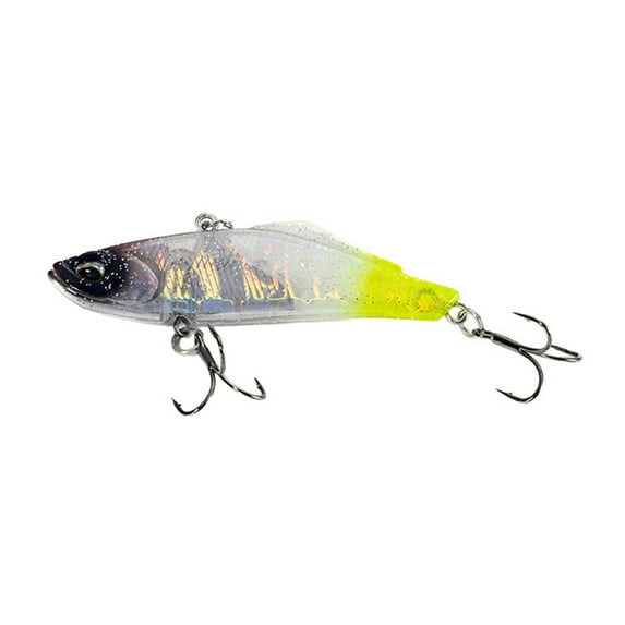 7CM/15.5G VIB Fishing Lure with Hooks Long Casting Hard Artificial Bait Freshwater Saltwater Trout Bass Walleye Fishing Accessories