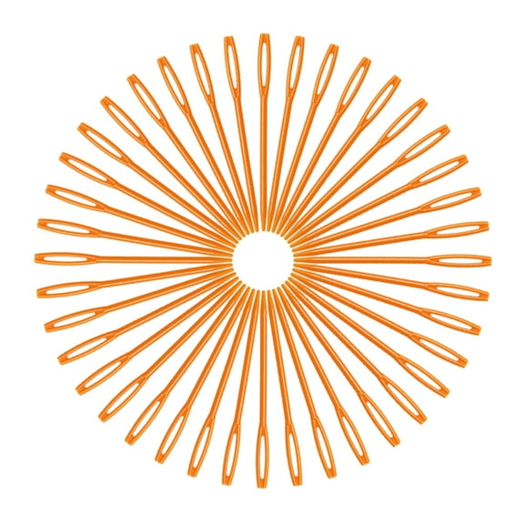 7CM Plastic Sewing Needles Craft Needles Safety Needles Darning Tapestry Needles for Kids DIY Sewing Wool