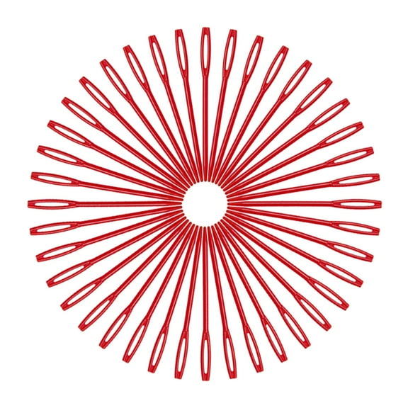 7CM Plastic Sewing Needles Craft Needles Safety Needles Darning Tapestry Needles for Kids DIY Sewing Wool