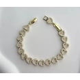 thumbnail image 1 of 7Ct Round Cut Lab Created Diamond Women's Tennis Bracelet 14k Yellow Gold Plated 7", 1 of 4