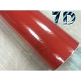 thumbnail image 1 of 7D Premium High Gloss Red Carbon Fiber Vinyl Film Wrap Bubble Free Air Release 6D Free Tool Kit (1FTX5FT / 12"X60"), 1 of 2