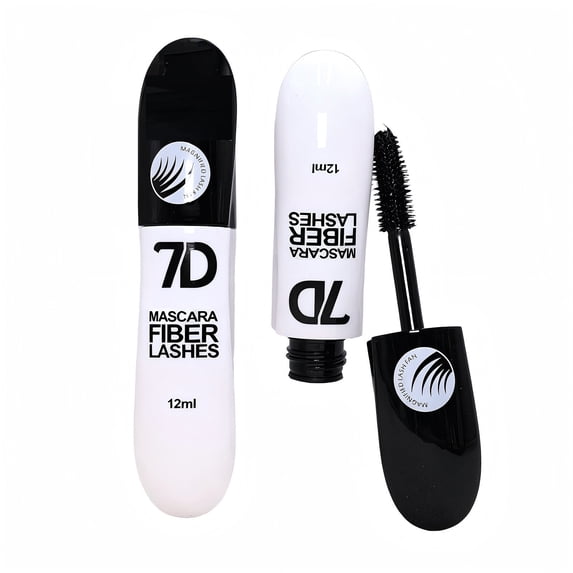 7D Waterproof Volume Mascara Long-Lasting Buildable Volume, 2026 New Fibre Formula, Long Lasting Natural Curling Lashes for Professional Eye Makeup 12ml