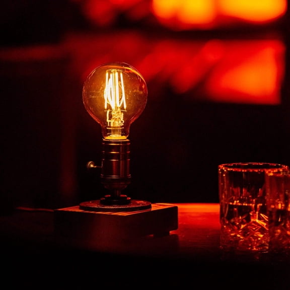 7DAY'S Edison steampunk Handmade Vintage Adjustable Pipe Lamp