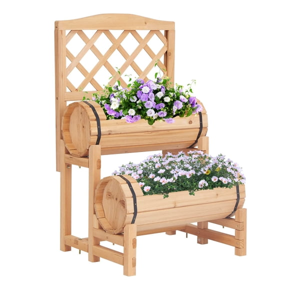 7DAY'S Planter Boxes Outdoor, Herb Garden Planter Outdoor, Planters for Outdoor Plants