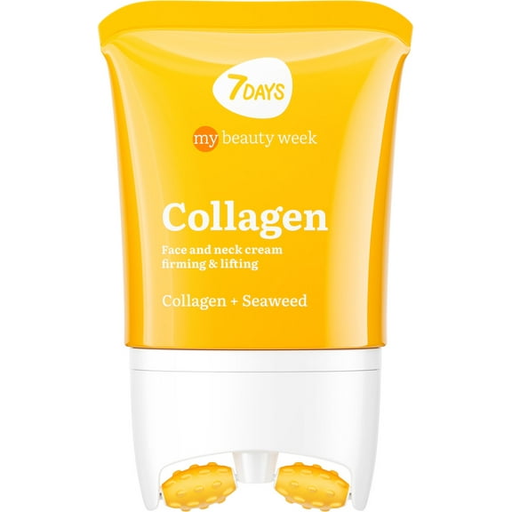 7DAYS Face Moisturizer with Collagen Korean Skin Care Daily Face Cream for Women Anti Aging, Anti-Wrinkle, Firming with Face Roller & Neck Massager 2.7 fl oz