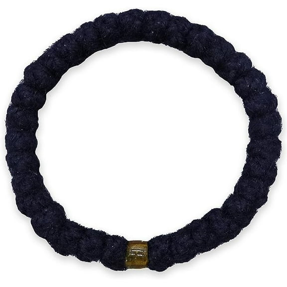 7DAYWEAR Knotted Wool Bracelet for Men (Amber)