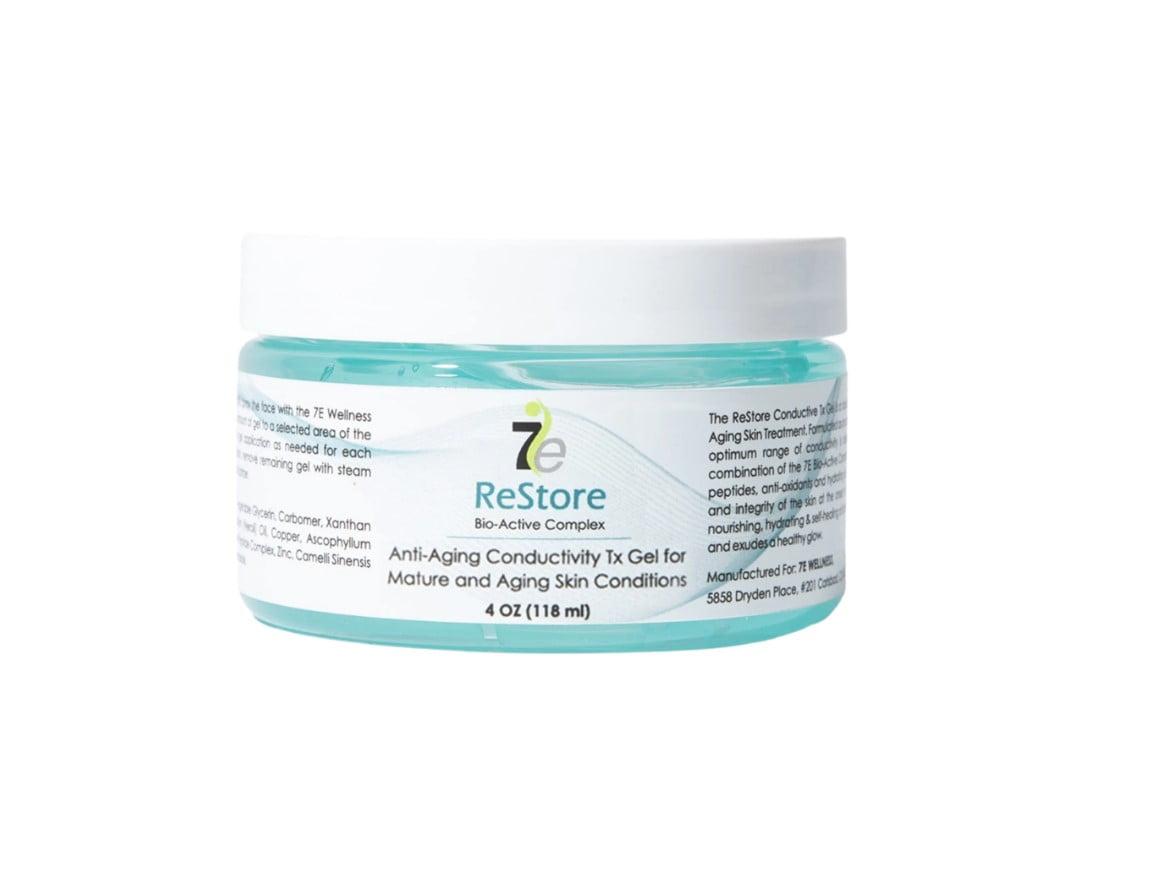 MyoLift ReStore Microcurrent Conductive Gel, 4 fl oz / 118mL Anti-Aging, Hydrating, Non-Greasy Formula with Collagen Peptides & Hyaluronic Acid