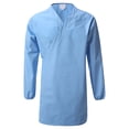 thumbnail image 1 of 7Encounter Unisex Multifunctional Long Sleeves Wrap Smock Light Blue Size S/M, 1 of 4