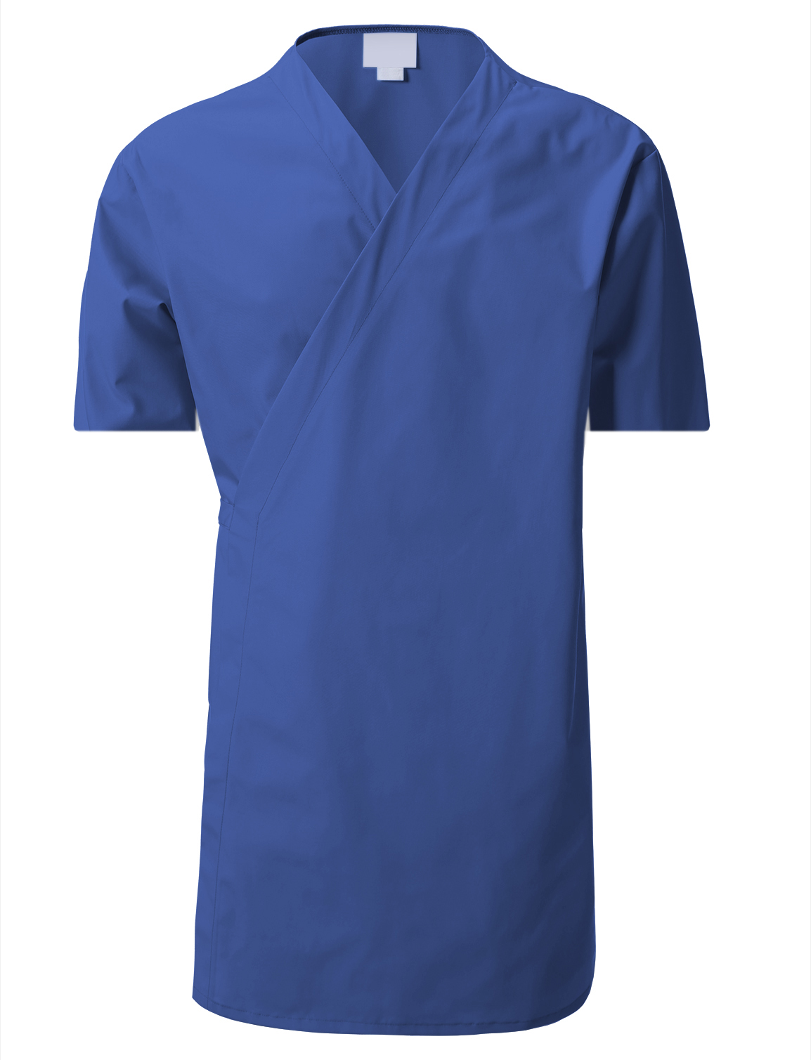 7Encounter Unisex Multifunctional Short Sleeves Wrap Smock Royal Blue ...