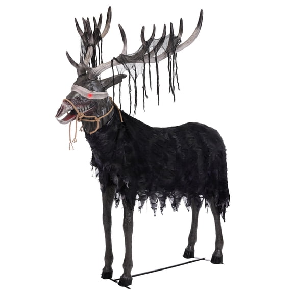 7FT The Sinister Stag Animated Decoration