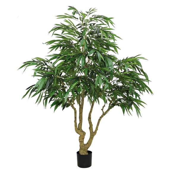 7FT Artificial Willow Tree, Indoor Faux Green Plant for Home/Office Decor