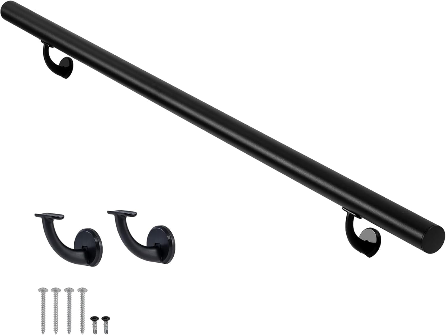 7FT Modern Aluminum Handrail Set, handrails for Indoor Stairs,Deck ...