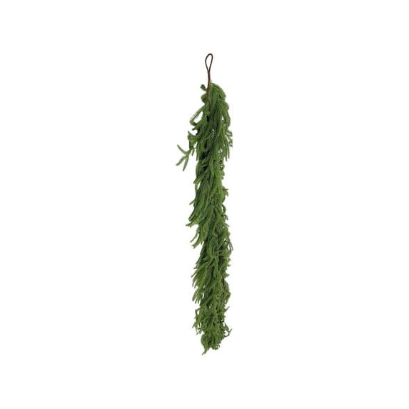 7Ft Christmas Garland Realistic Fuller,Natural Droopy,Lifelike Xmas Green Pine Cedar Mantle Garland for Table Mantle Wall Yard Fireplace Staircase, Garlands for Decoration Christmas Indoor Outdoor
