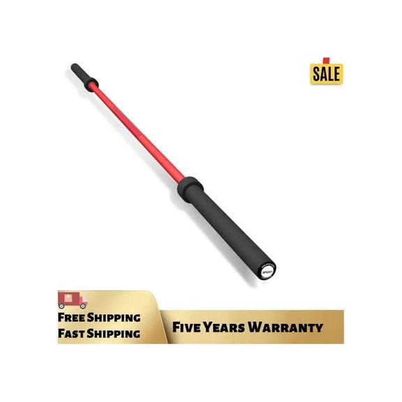 7FT Olympic Barbell, Weight Bar For Weightlifting and Powerlifting 45lb New
