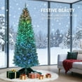 thumbnail image 1 of 7FT Prelit Premium Classic Christmas Tree with Remote Control, Timer, 1,000 Branch Tips, 250 LED Lights and Foldable Base, for Home, Office, Party Decoration, Green, 1 of 8