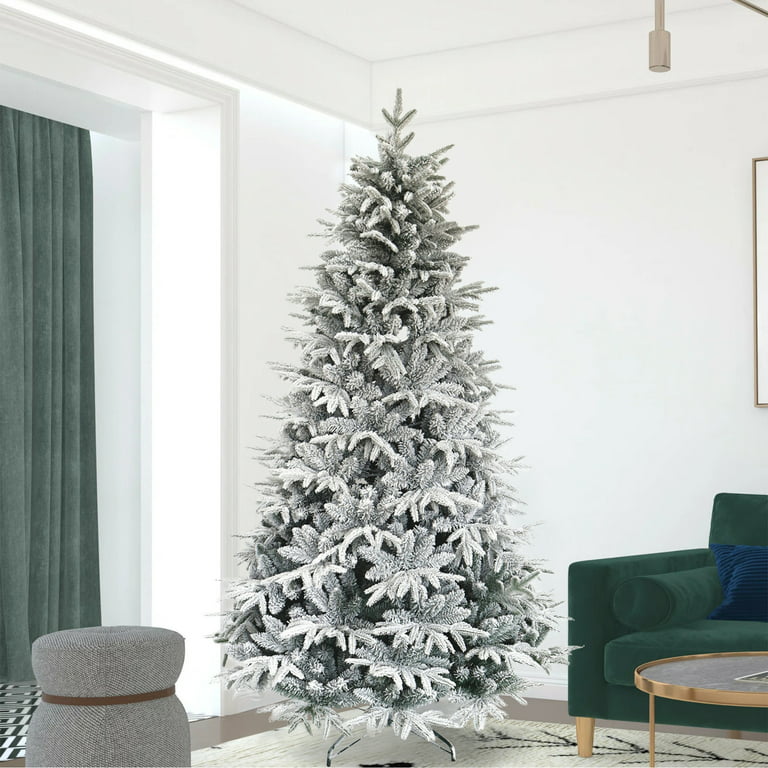 FROSTED CHRISTMAS TREE 7FT