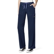 7flex by wonderwink women's drawstring elastic waist utility scrub pant