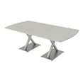 thumbnail image 1 of 7Ft Arc Rectangle Conference Table X Shaped Base Power And Data Module, 1 of 6