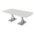 thumbnail image 1 of 7Ft Arc Rectangle Conference Table X Shaped Base Power And Data Module, 1 of 6
