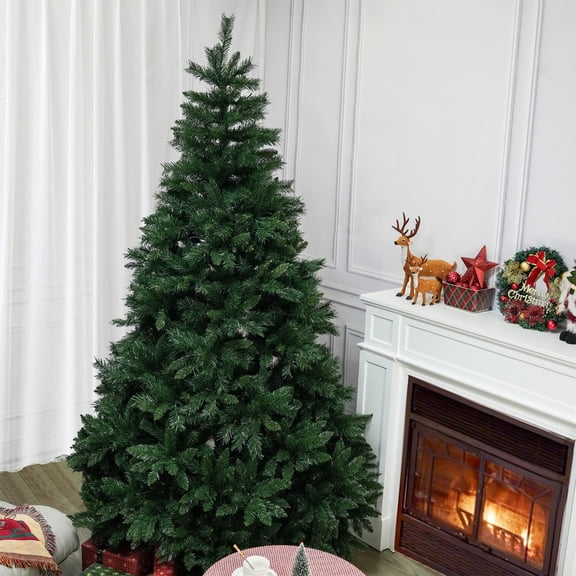 7Ft Artificial PVC Christmas Tree W/Stand Holiday Season Indoor Outdoor Green