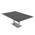 thumbnail image 1 of 7Ft Rectangular Conference Room Table Power And Data Square Metal Base, 1 of 5