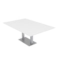thumbnail image 1 of 7Ft Rectangular Conference Room Table Power And Data Square Metal Base, 1 of 5