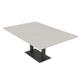 thumbnail image 1 of 7Ft Rectangular Conference Room Table Power And Data Square Metal Base, 1 of 5