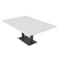 thumbnail image 1 of 7Ft Rectangular Conference Room Table Power And Data Square Metal Base, 1 of 5