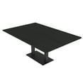 thumbnail image 1 of 7Ft Rectangular Conference Room Table Power And Data Square Metal Base, 1 of 5