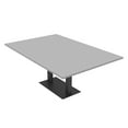 thumbnail image 1 of 7Ft Rectangular Conference Room Table Power And Data Square Metal Base, 1 of 5