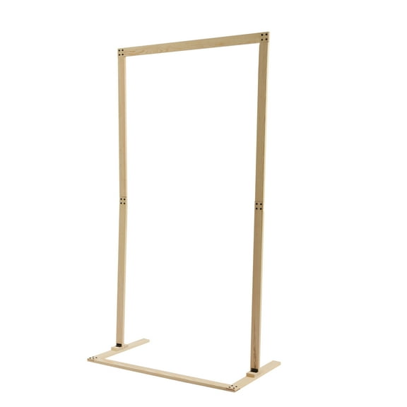 7Ft Square Wedding Arch Backdrop Stand, Wooden Wedding Arch Garden Arbor, Wedding Arches for Ceremony,Wedding,Birthday,Party,Baby Shower