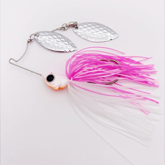 7GFishing Buzzbait Lures Spinnerbait Jig Metal Spoon Jigging Head Spinner Bait Swimbait for Bass Blade Spinner Bait