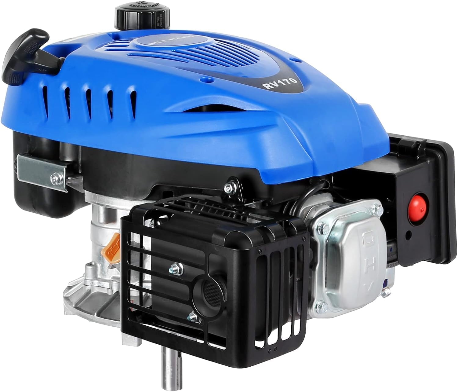 7HP Gas Engine Horizontal Shaft, 212cc 4 Stroke OHV Industrial Grade