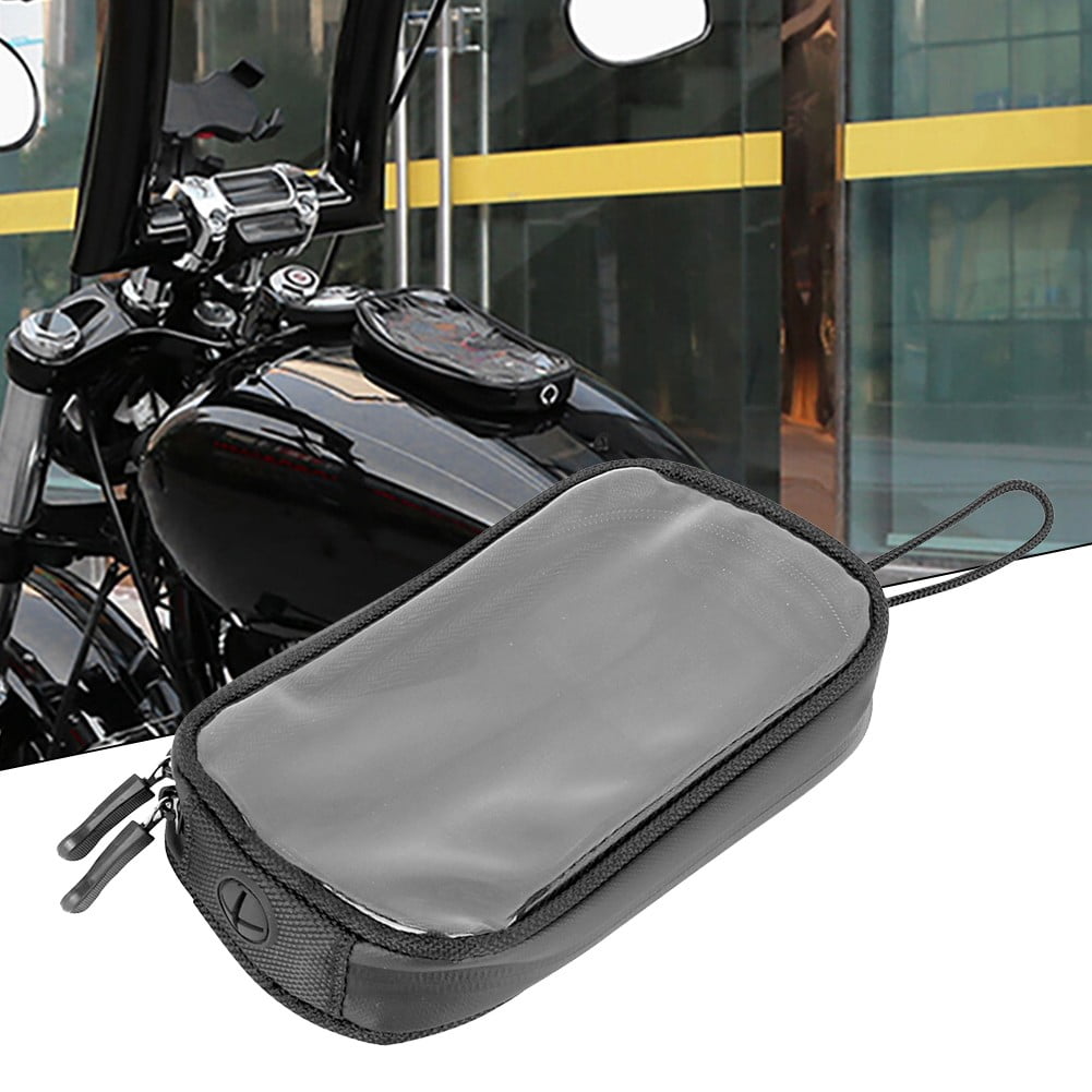 7IN Universal Motorcycle Bag Magnetic Fuel Bag Mobile Phone Holder