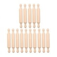 thumbnail image 1 of 7In Wooden Mini Rolling Pin Long Kitchen Baking Small Dough Rolling Pin for Children Fondant Pastry Pizza Crafting 15Pcs,15 * Rolling Pins,Wood Color, 1 of 6