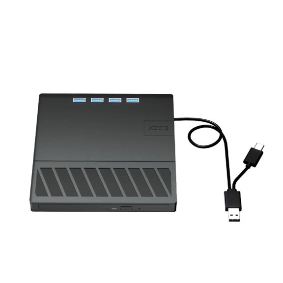 7In1 USB 3.0 Type C External Blu-ray Optical Drive with SD/TF Port CD/DVD/BD -/+RW Player ,Latest USB 3.0 Tech
