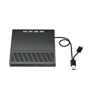 7In1 USB 3.0 Type C External Blu-ray Optical Drive with SD/TF Port CD/DVD/BD -/+RW Player