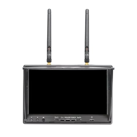 7Inch 5802D 5.8G FPV Handheld Screen Double Reception with DVR Screen 7'' LCD