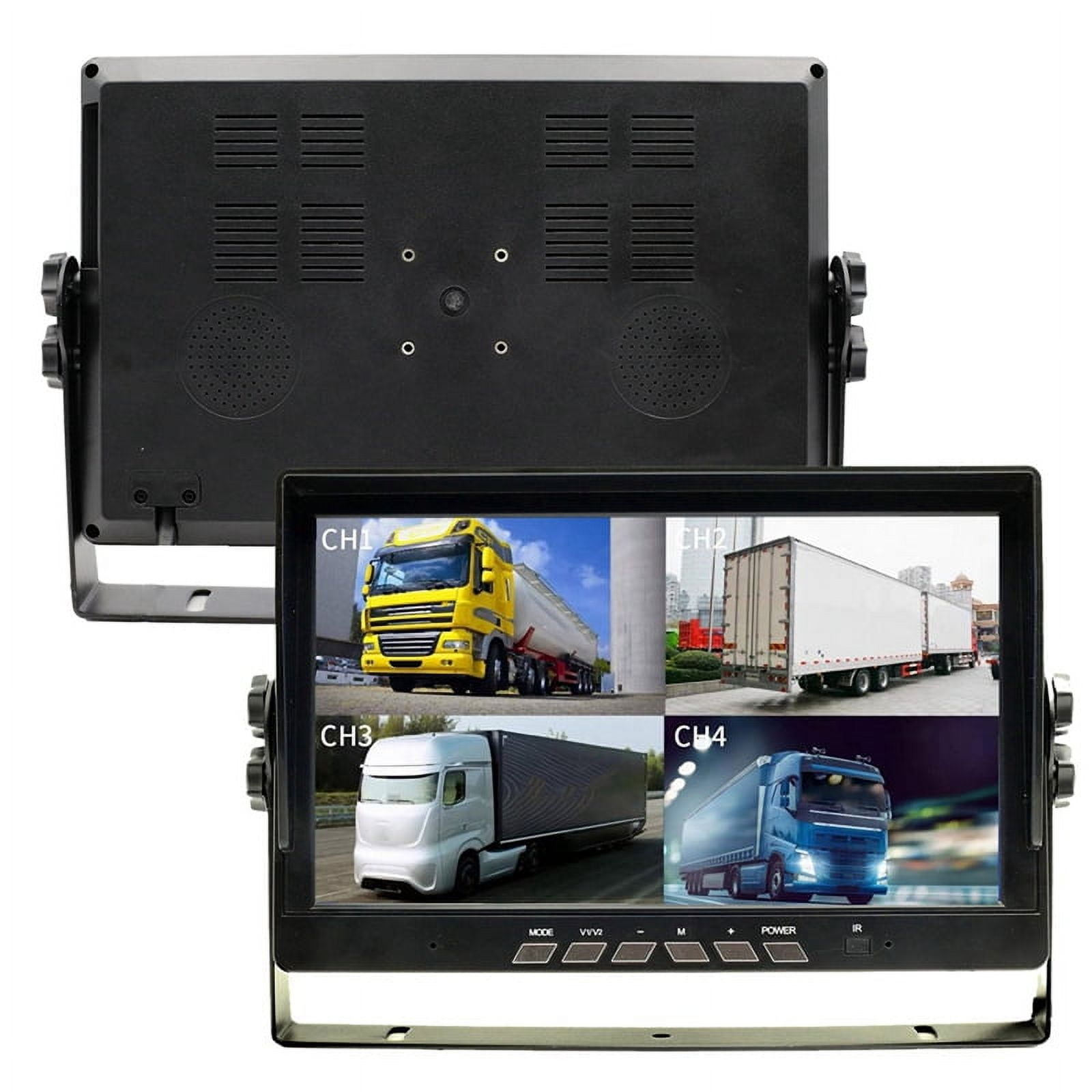7Inch AHD Monitor Vehicle Digital Backup Camera System 4pin Video Input for Car Truck Vehicle Backup Rearview Camera