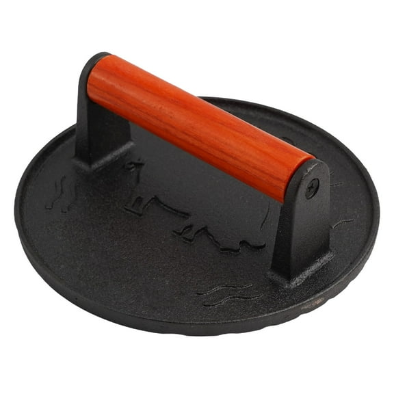 7Inch Diameter Press Grill Press Burger Press Meat Press Cast Iron Gril