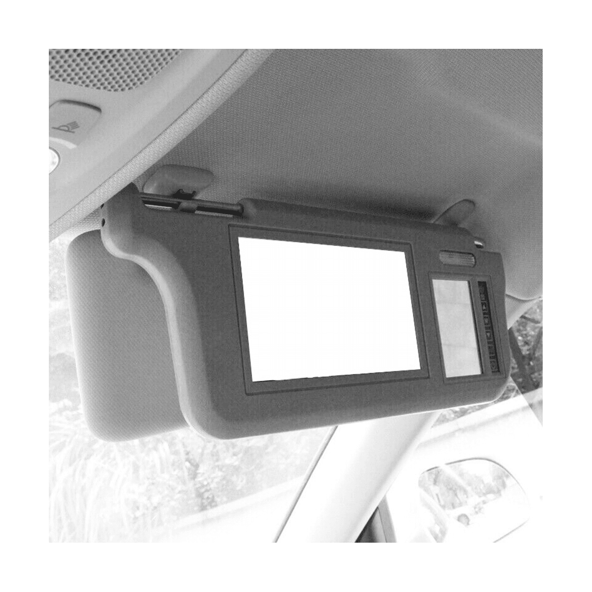 7Inch Gray Car Left Sun Visor Rear View Mirror Screen LCD Monitor 2