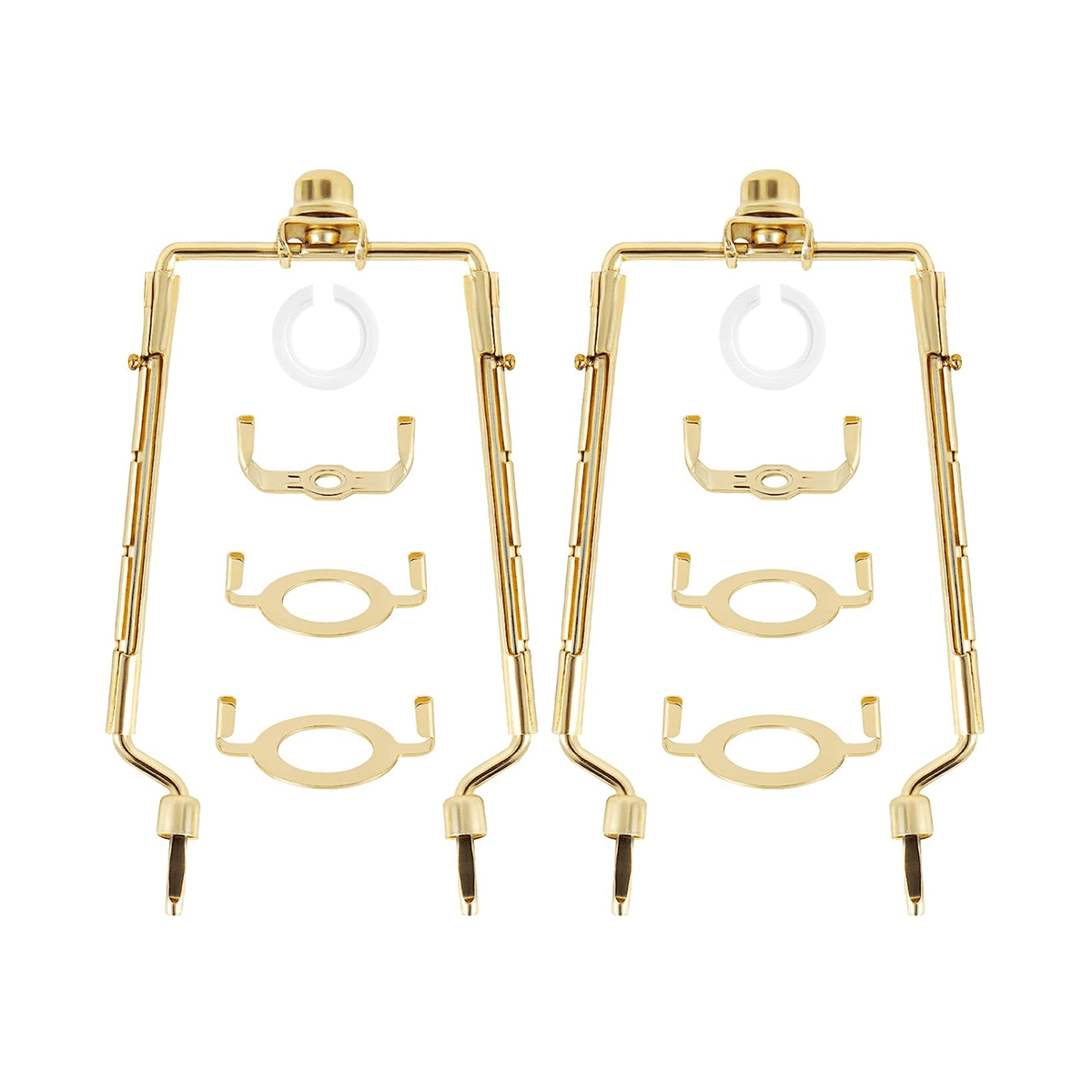 7Inch Lamp Shade Harp Holder Gold Horn Frame Lampshade Bracket